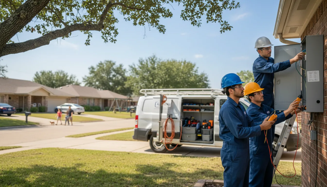 Certified electrician providing emergency electrical services in Aroma Park, IL